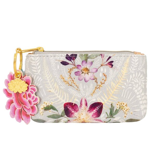 RARE Papaya NWT "Orchid Lace" Tri-Fold Wallet, Coin Purse, Legal and small Pad - Picture 7 of 11